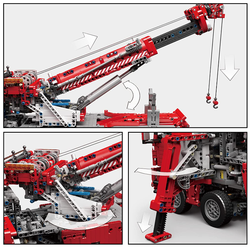 Mould King 17027 Tow Truck - Mould King Truck Serie