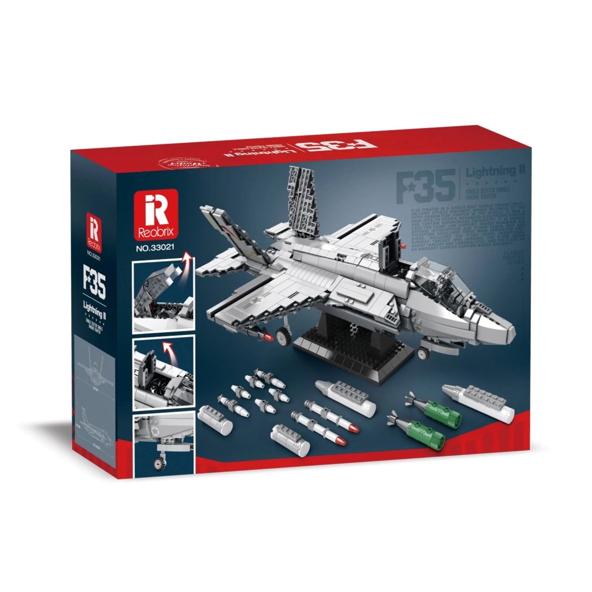 F - 35B Kampfjet - Reobrix 33021 - KBS - Welt der Steine