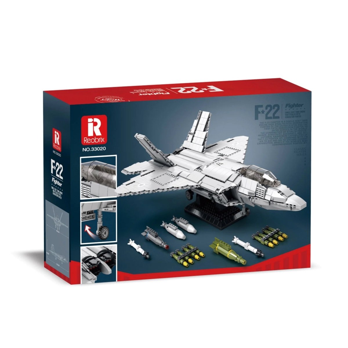 F22 Raptor - Reobrix 33020 - KBS - Welt der Steine