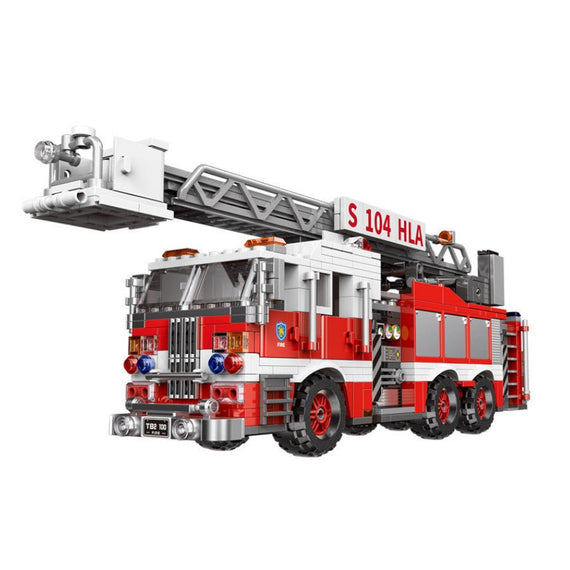 Feuerwehr Leiterwagen - Xingbao XB - 03031 - KBS - Welt der Steine