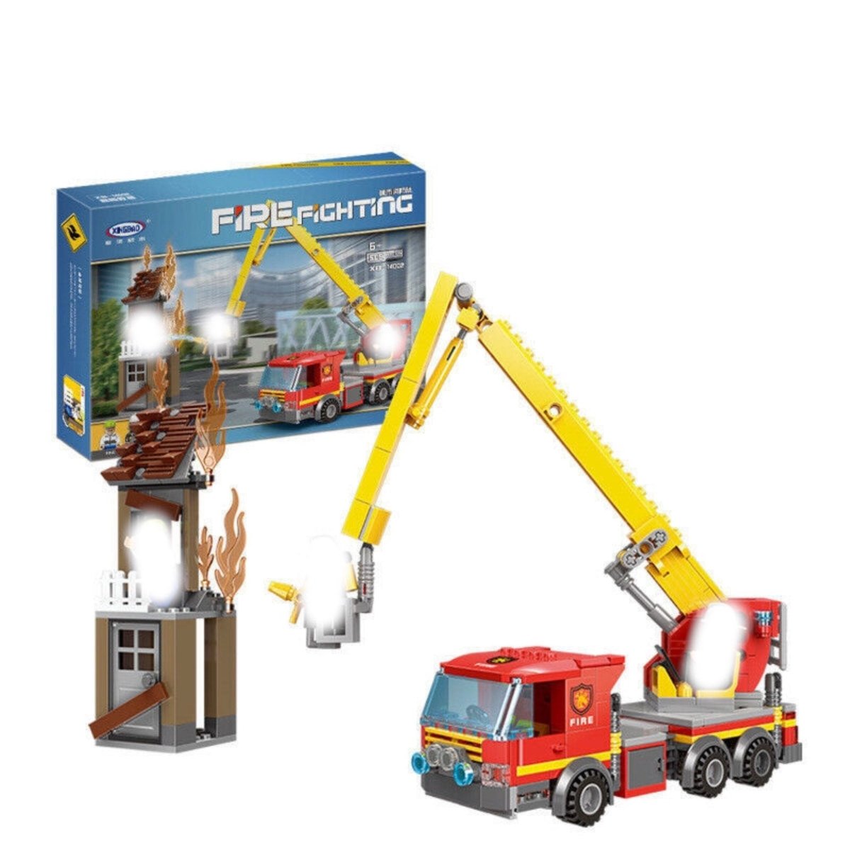 Feuerwehr Leiterwagen - Xingbao XB14002 - KBS - Welt der Steine