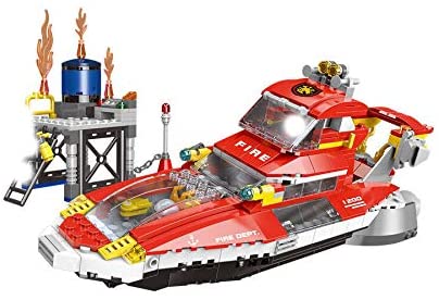 Feuerwehrboot - Xingbao XB14003 - KBS - Welt der Steine