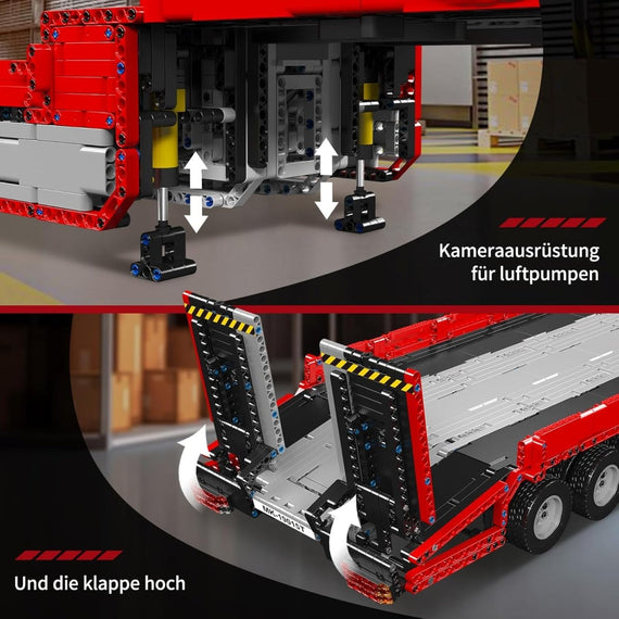 FH16 Trailer Motorisiert - Mould King 19015T - KBS - Welt der Steine