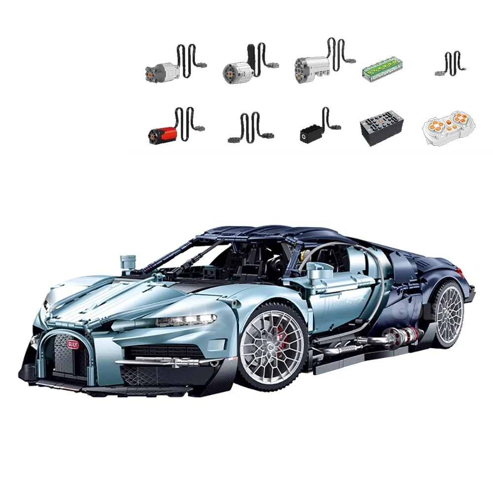 Guly 10648 Bugatti Tourbillon RC – mit Motoren, Akku, Fernbedienung und LEDs