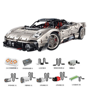 Guly 10657 Pagani Utopia RC – Fernbedienung, Akku, Motoren und LEDs