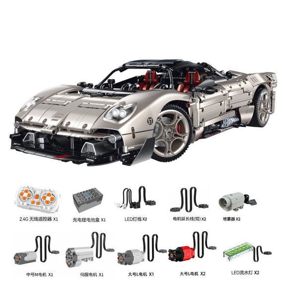 Guly 10657 Pagani Utopia RC – Fernbedienung, Akku, Motoren und LEDs