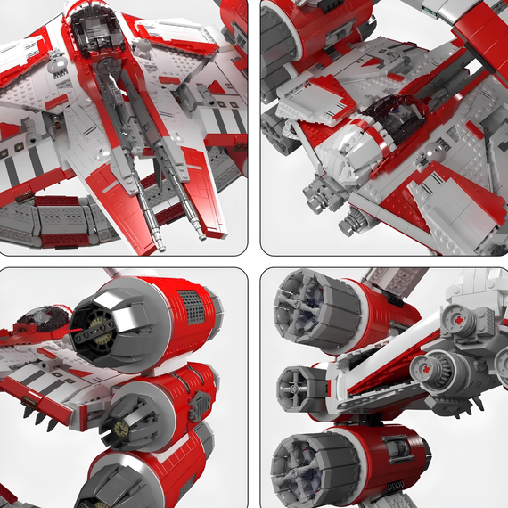 Jedi Starfighter - Mould King 21047 - KBS - Welt der Steine