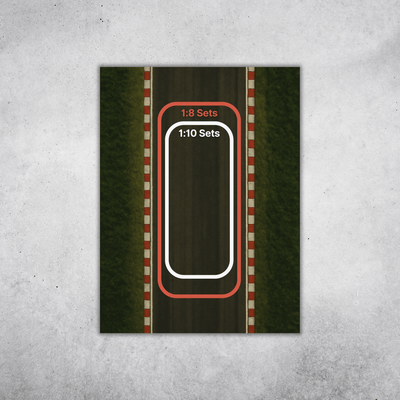 Kompatibel mit allen 1:8 und 1:10 Sets.