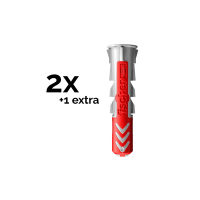 Fischer DuoPower Dübel. Tragkraft bis 100kg.
