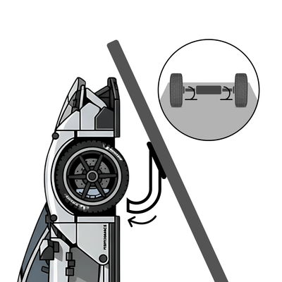 Sicheres Doppelhaken-System. Bis 30kg Traglast getestet.