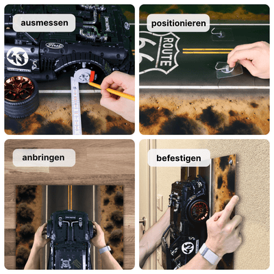 Einfache Installation in 4 Schritten.