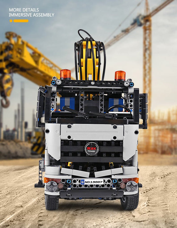 LKW mit Kran Motorisiert - Mould King 19007 - KBS - Welt der Steine