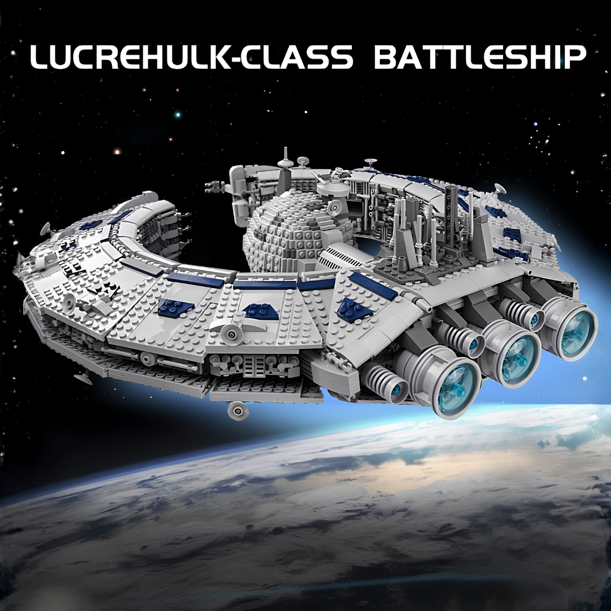 Lucrehulk Star Control Ship - Mould King 21008 - KBS - Welt der Steine