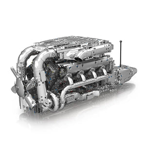 Mould King 10168 V8 motor – Mould King motorok sorozat - KBS - Kockák világa