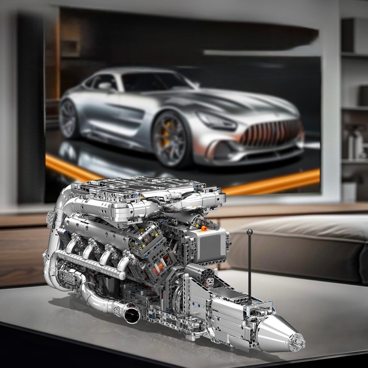 Mould King 10168 V8 Motor – Mould King Motoren Serie - KBS - Welt der Steine