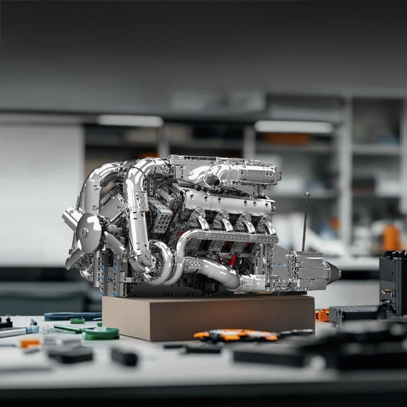 Mould King 10168 V8 Motor – Mould King Motoren Serie - KBS - Welt der Steine