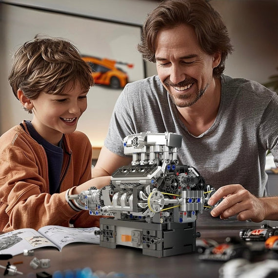 Mould King 10206 V8 – Mould King Motoren Serie - KBS - Welt der Steine