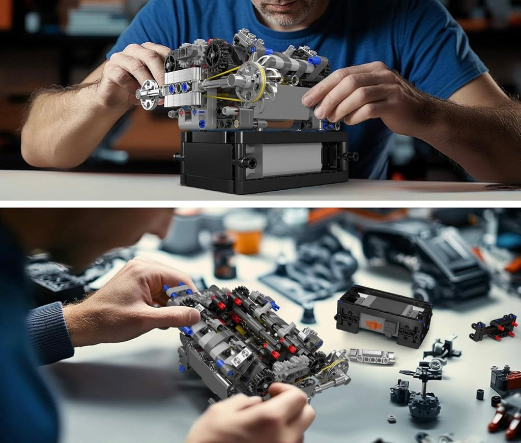 Mould King 10206 V8 – Mould King Motoren Serie - KBS - Welt der Steine