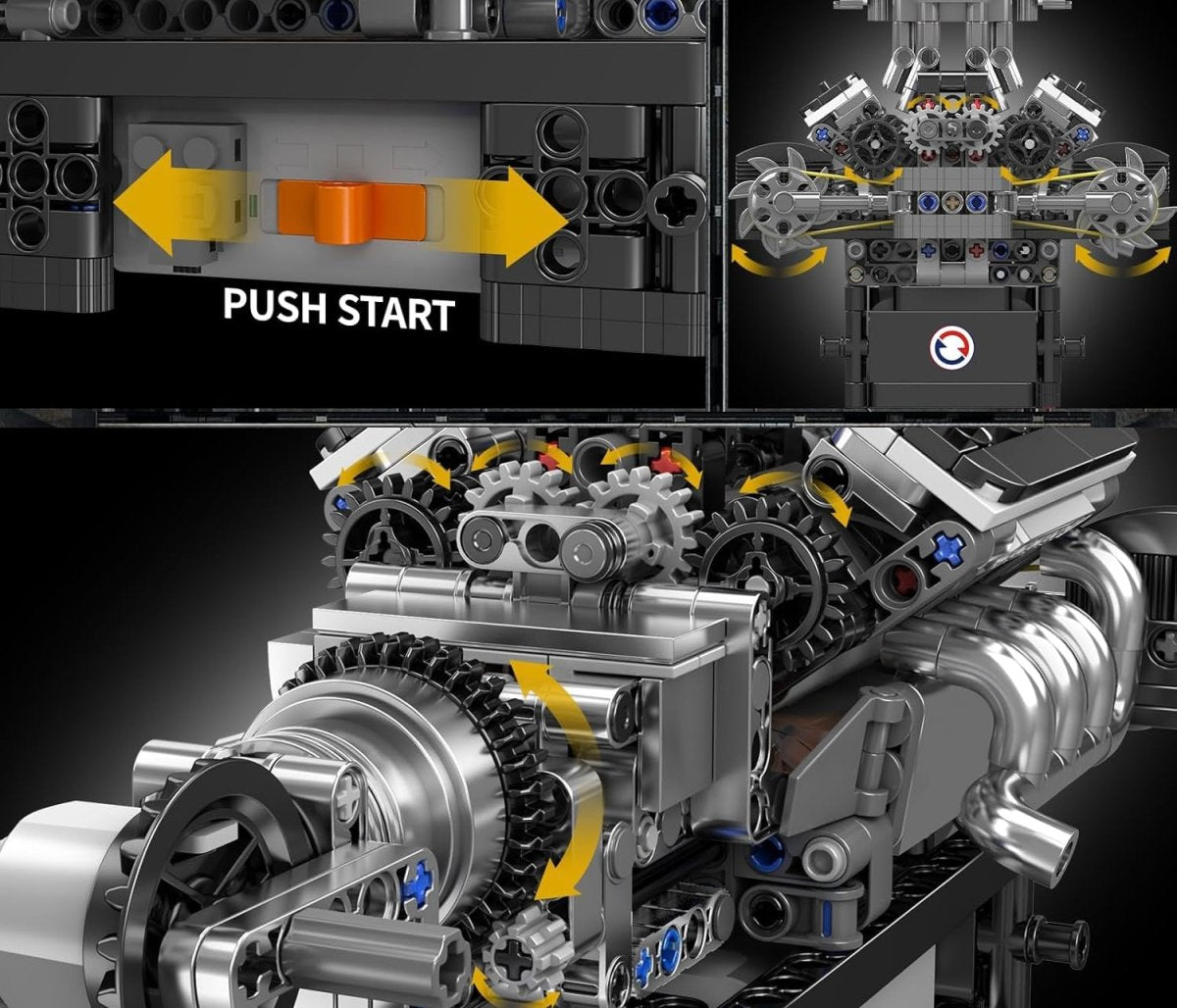 Mould King 10206 V8 – Mould King Motoren Serie - KBS - Welt der Steine