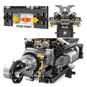 Mould King 10206 V8 – Mould King motorok sorozat - KBS - Kockák világa
