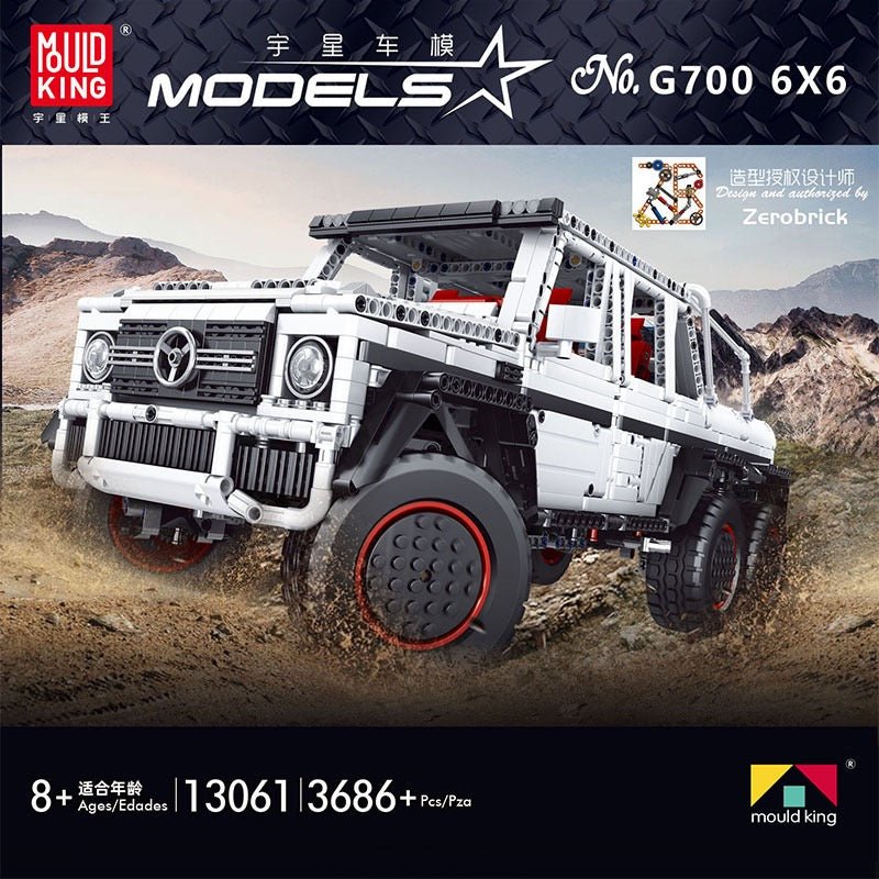Mould King 13061 - Mould King 6x6 Mercedes - KBS - Welt der Steine