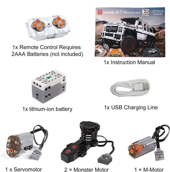 Mould King 13061 - Mould King 6x6 Mercedes - KBS - Welt der Steine