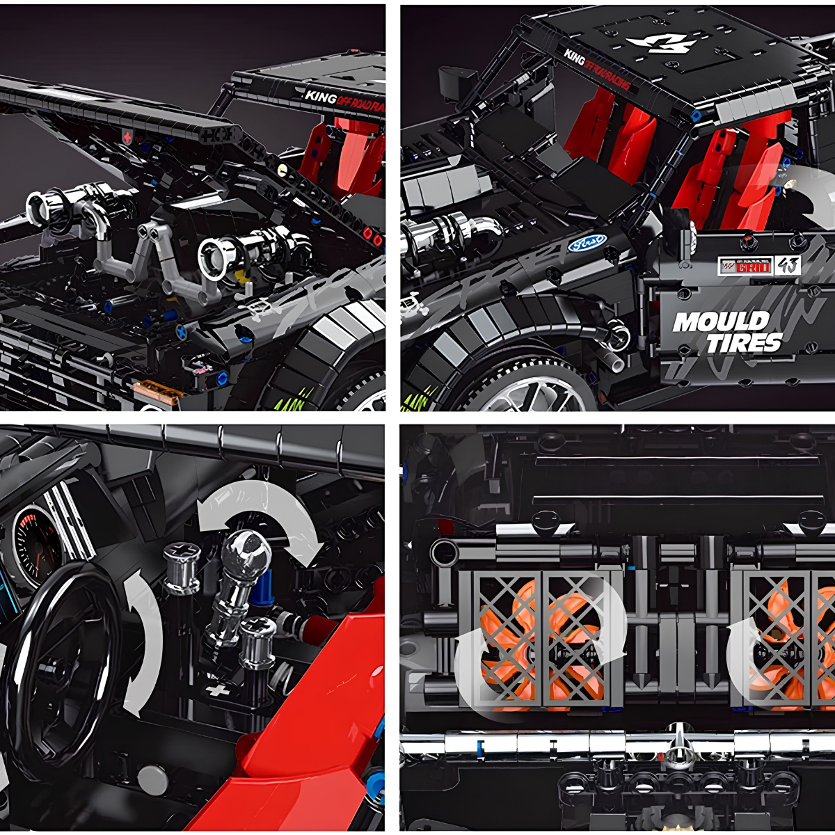 Mould King 13082 - Mould King Hoonicorn - KBS - Welt der Steine