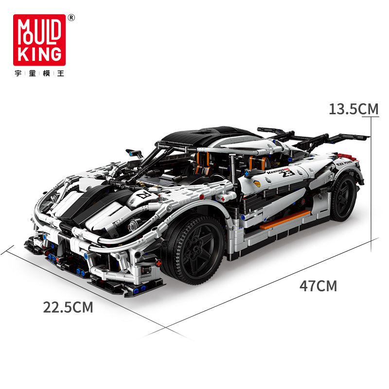 Koenigsegg Motorisiert - Mould King 13120SD