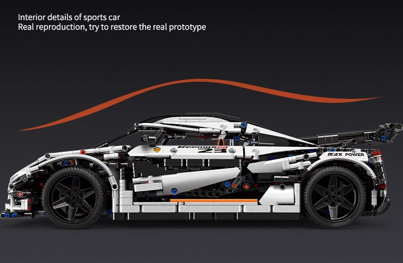 Koenigsegg Motorisiert - Mould King 13120SD