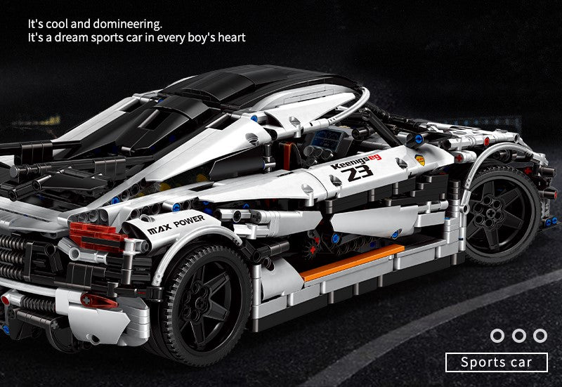 Koenigsegg Motorisiert - Mould King 13120SD