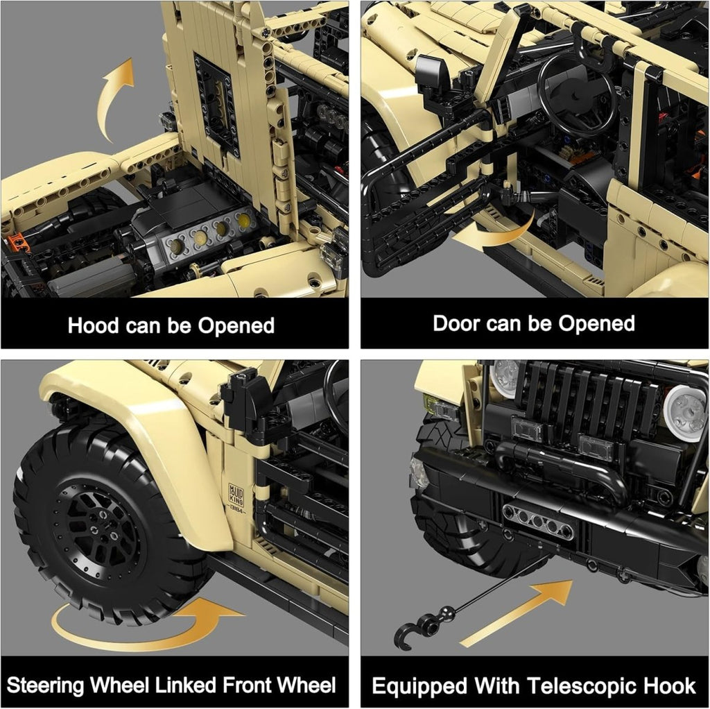 Mould King 13184 - Mould King Jeep - KBS - Welt der Steine
