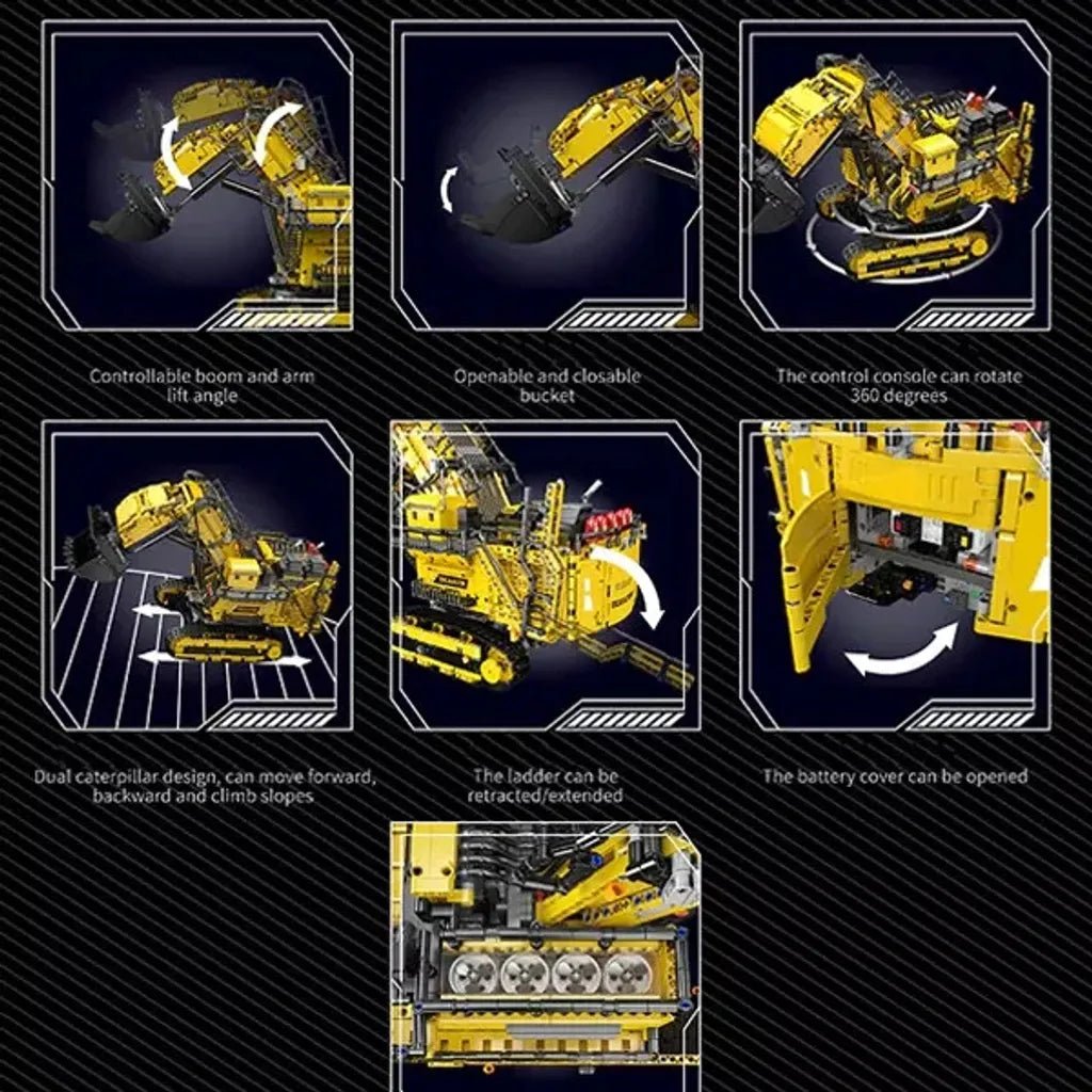 Mould King 17070 Liebherr Bagger - KBS - Welt der Steine