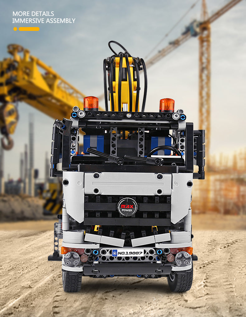 LKW mit Kran Motorisiert - Mould King 19007