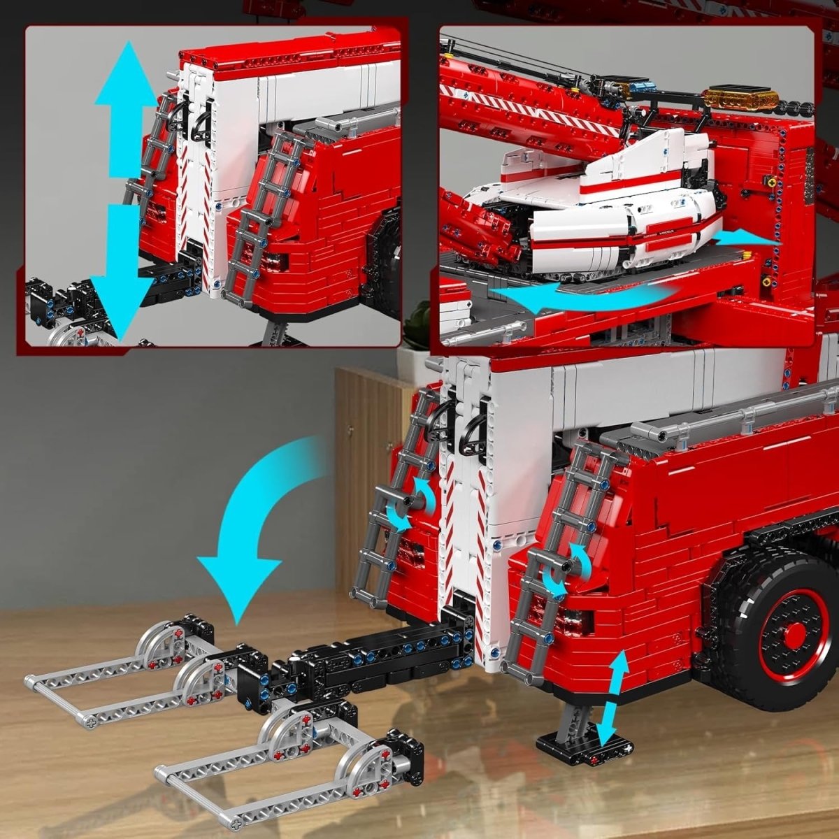 Mould King 19008s RC Tow Truck – Ferngesteuerter Abschleppwagen - KBS - Welt der Steine