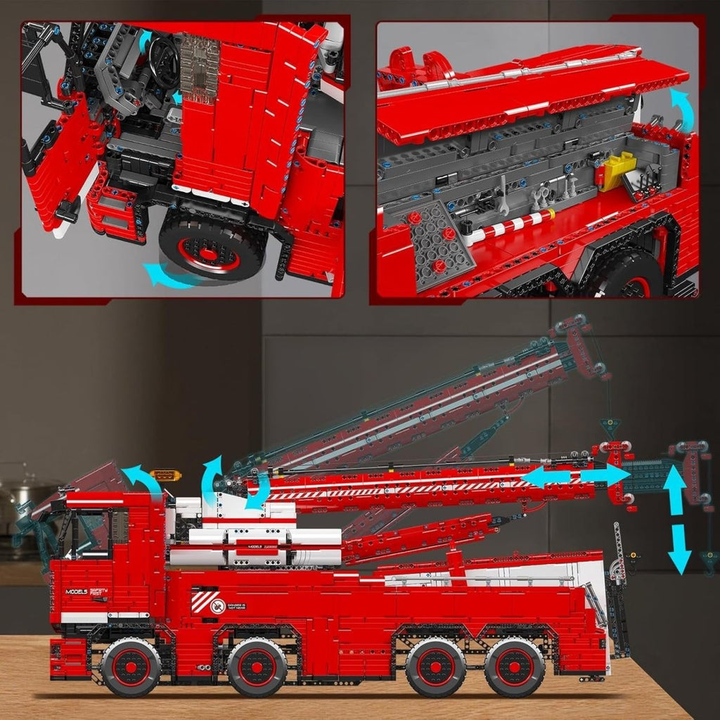 Mould King 19008s RC Tow Truck – Ferngesteuerter Abschleppwagen - KBS - Welt der Steine