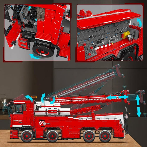 Mould King 19008s RC Tow Truck – Ferngesteuerter Abschleppwagen - KBS - Welt der Steine