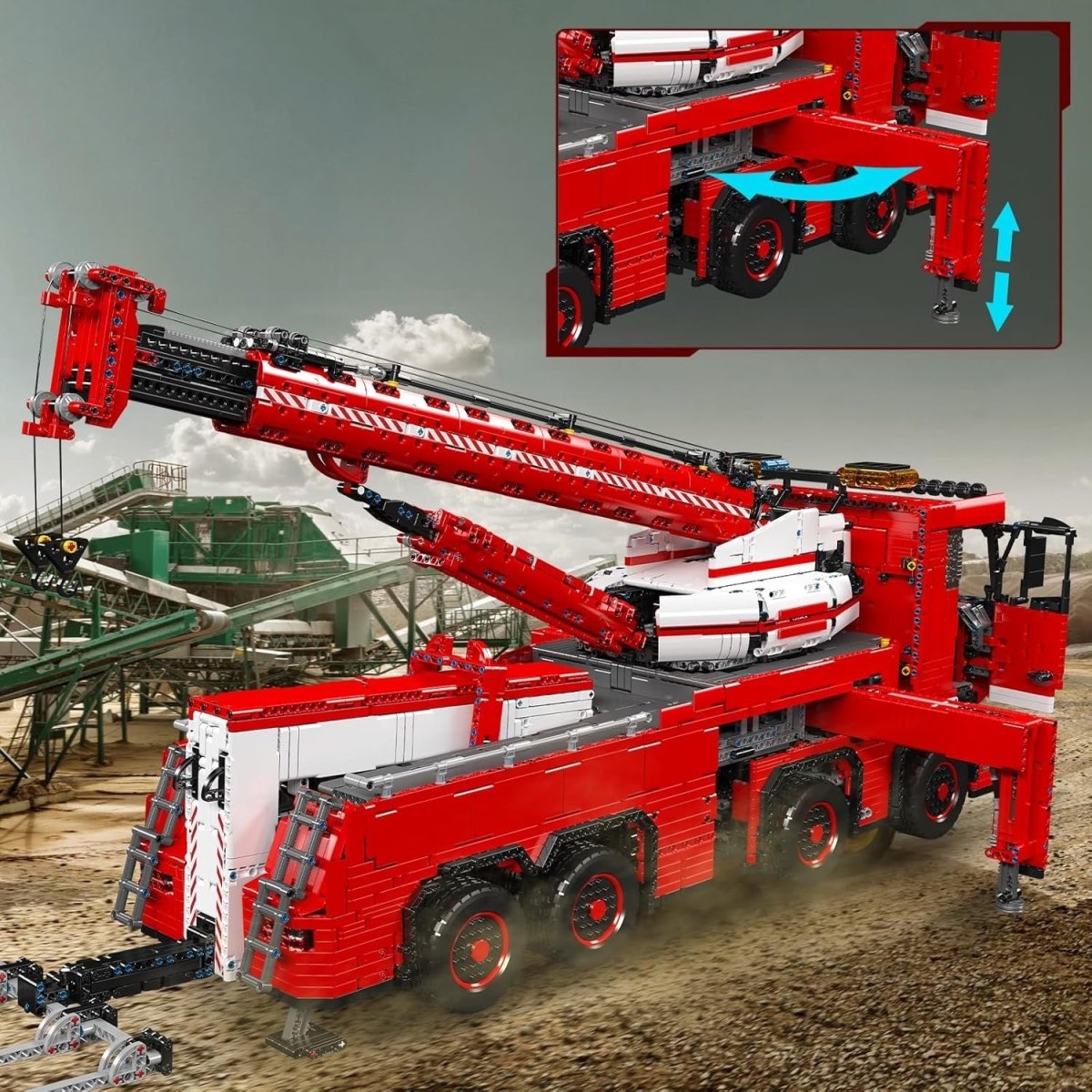 Mould King 19008s RC Tow Truck – Ferngesteuerter Abschleppwagen - KBS - Welt der Steine