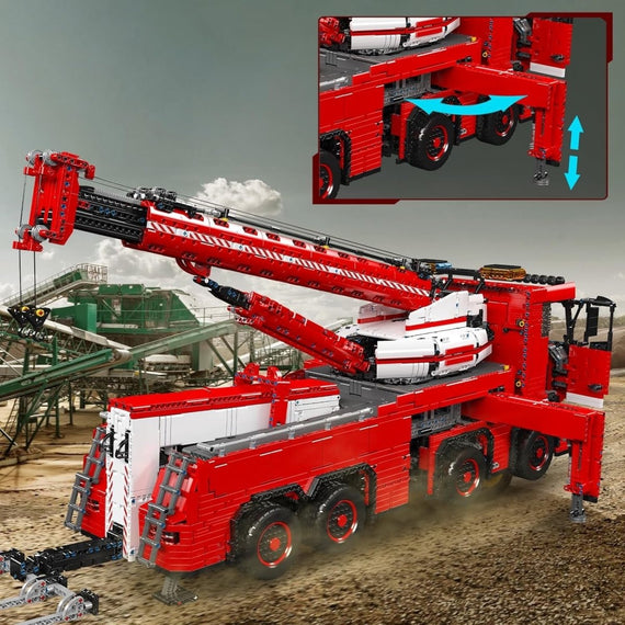 Mould King 19008s RC Tow Truck – Ferngesteuerter Abschleppwagen - KBS - Welt der Steine