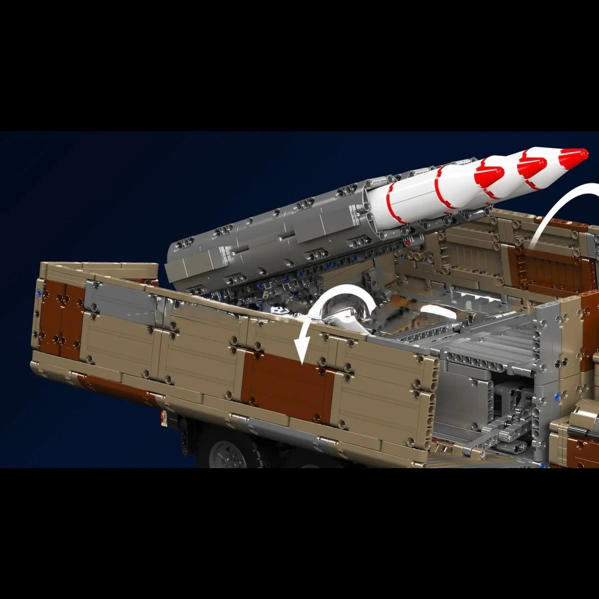 Mould King 20044 - Mould King LKW mit Raketen - KBS - Welt der Steine