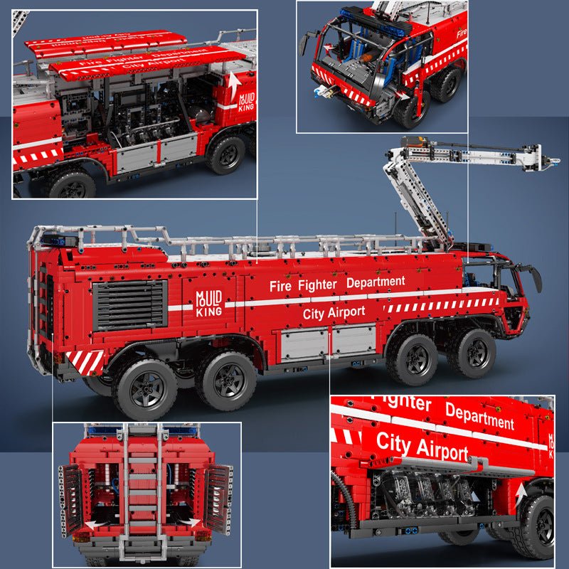 Mould King Flughafenfeuerwehr - Mould King Feuerwehr Serie 19004 - KBS - Welt der Steine