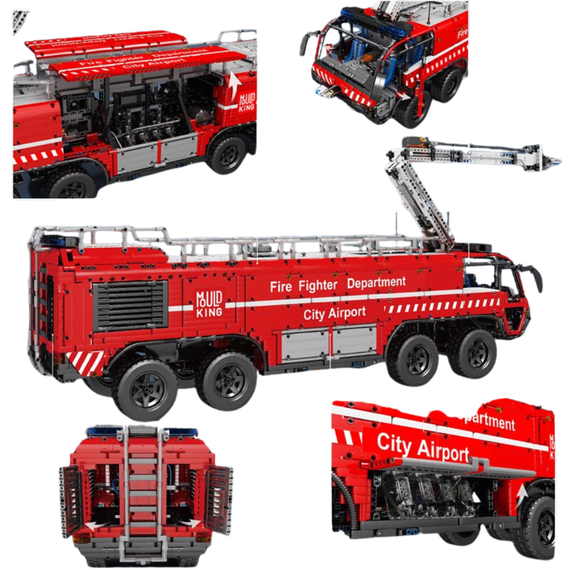 Mould King Flughafenfeuerwehr - Mould King Feuerwehr Serie 19004
