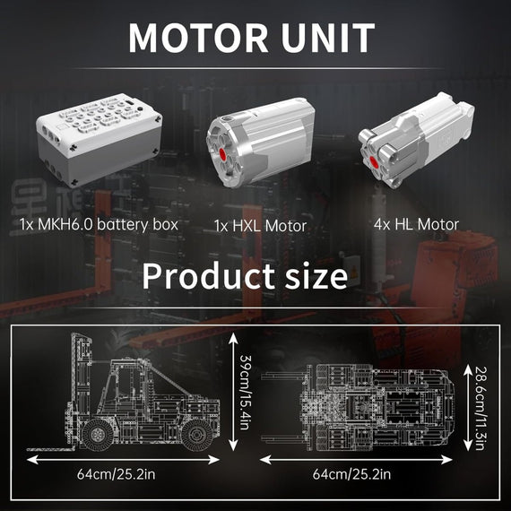 Mould King Gabelstapler – Mould King 17045 - KBS - Welt der Steine