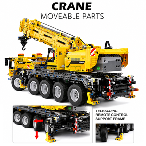 Mould King Crane Truck - Mould King 13107 - KBS - World of Bricks