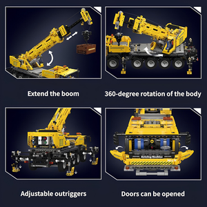 Mould King Crane Truck - Mould King 17047 - KBS - World of Bricks
