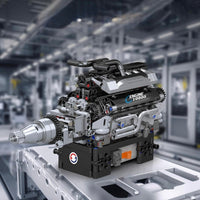 Mould King Motor 10205 - Série de Motores V12 Mould King - KBS - Mundo dos Blocos