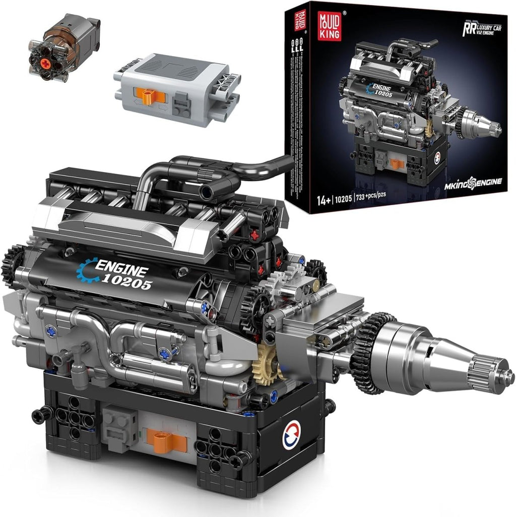 Mould King Motor 10205 - Mould King Motoren Serie V12 - KBS - Welt der Steine