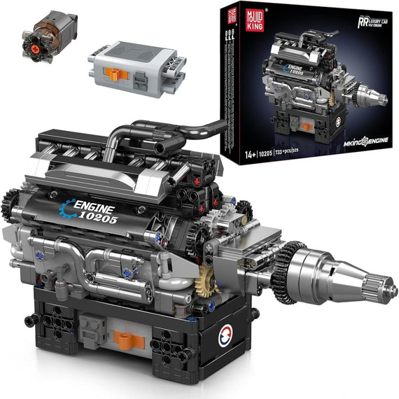 Mould King Motor 10205 - Mould King Motoren Serie V12 - KBS - Welt der Steine