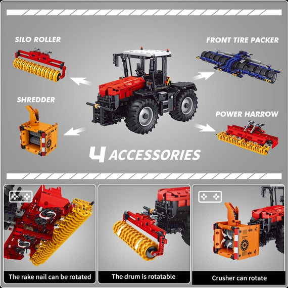 Mould King Traktor - Mould King 17020 - KBS - Welt der Steine