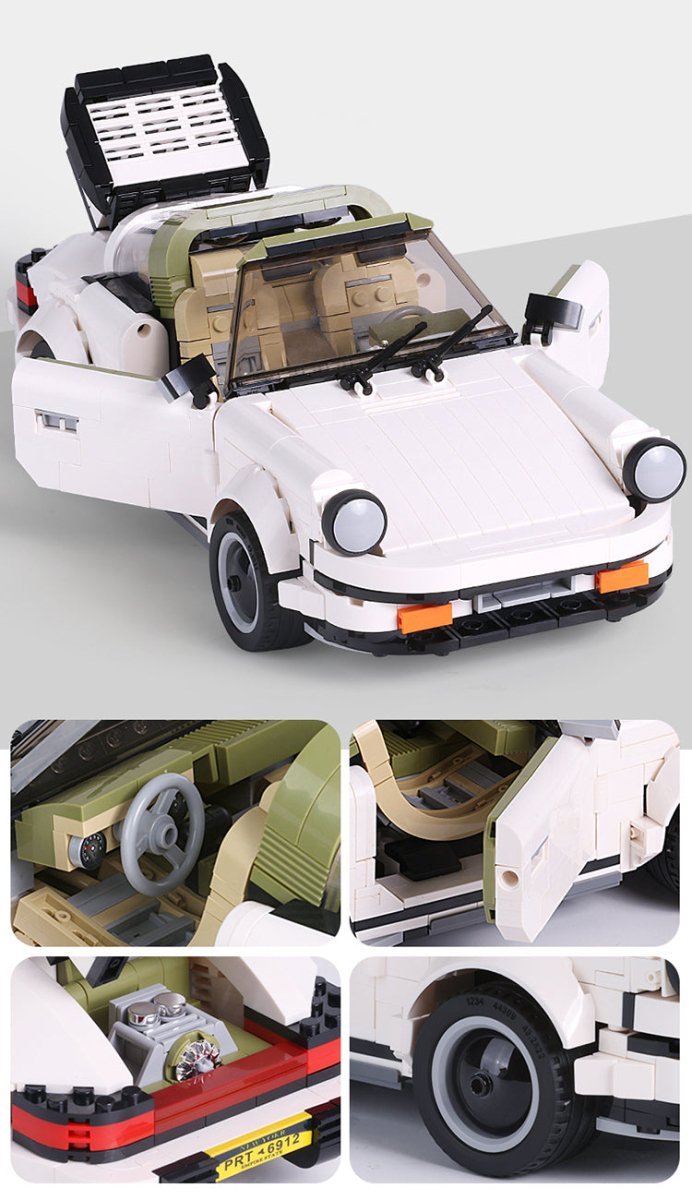 Oldtimer 911 Cabrio - Mould King 13103 - KBS - Welt der Steine