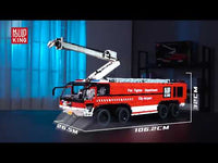 Mould King Viatura de Bombeiros de Aeroporto - Série de Bombeiros Mould King 19004